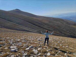 A hiker in Uludag National Park